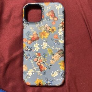 Bold Floral Phone Case - Blue